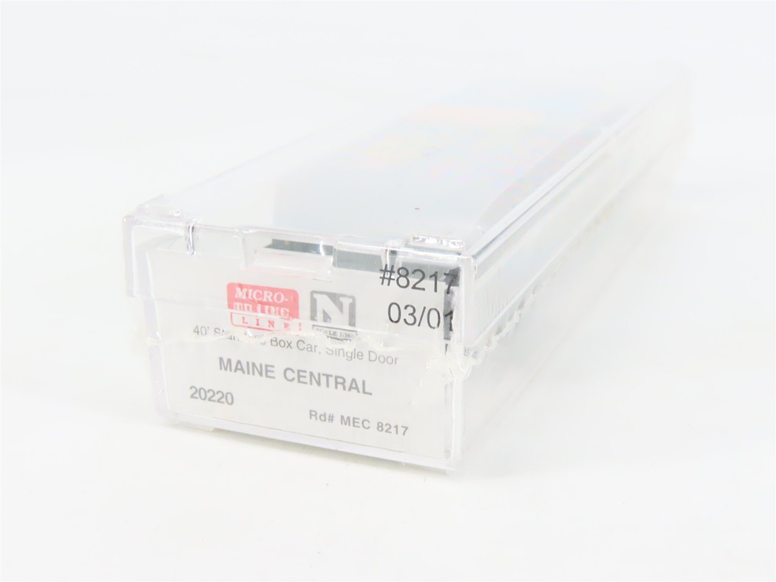 N Micro-Trains MTL 20220 MEC Maine Central Pine Tree Route 40' Box Car #8217