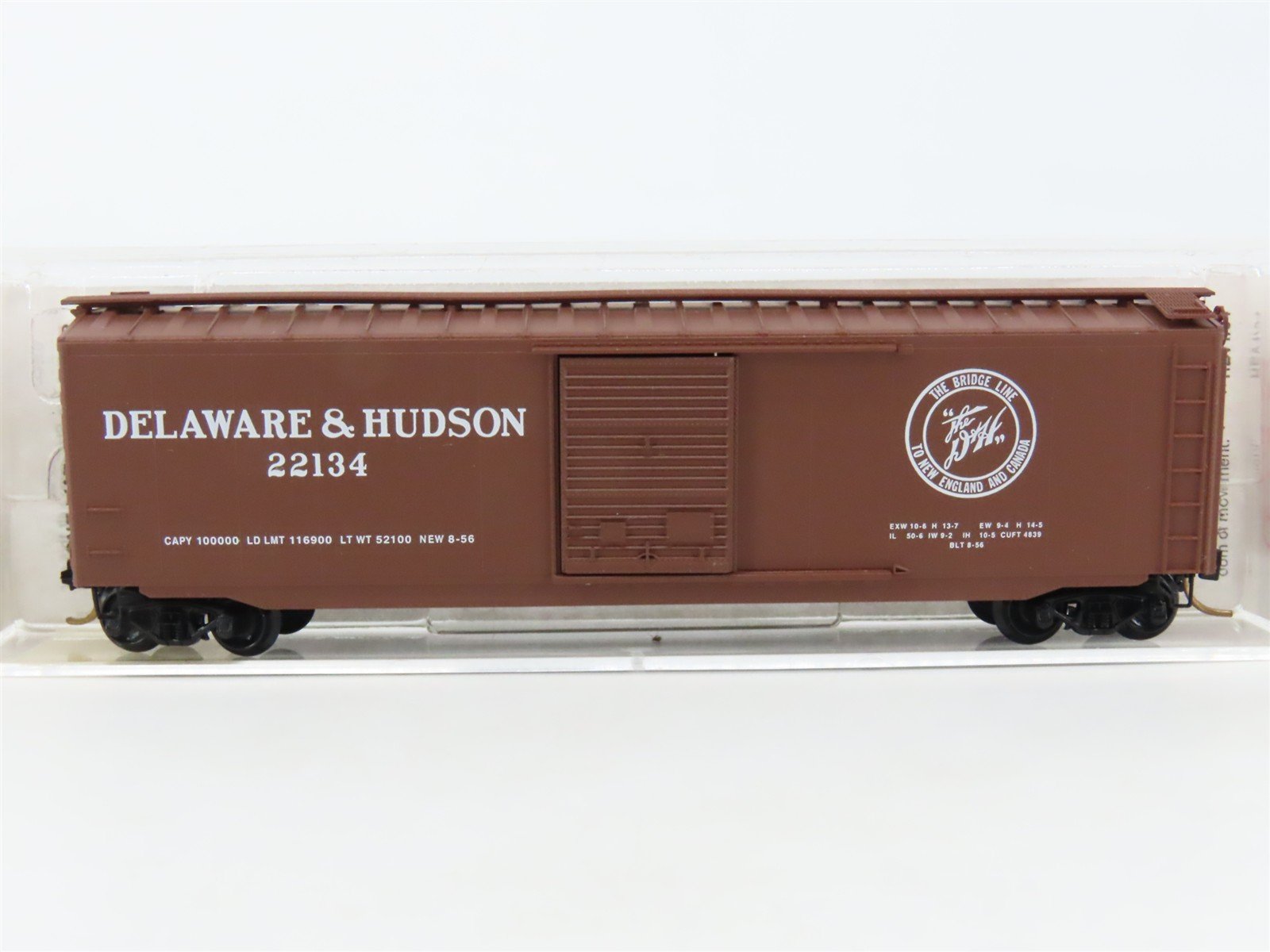 N Scale Micro-Trains MTL 31070 D&H Delaware & Hudson 50' Box Car #22134