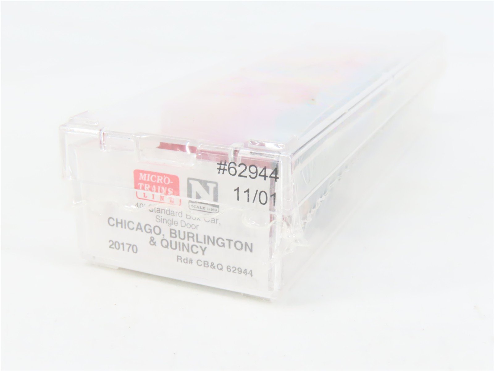 N Scale Micro-Trains MTL 20170 CB&Q Burlington Route 40' Box Car #62944