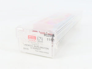 N Scale Micro-Trains MTL 20170 CB&Q Burlington Route 40' Box Car #62944