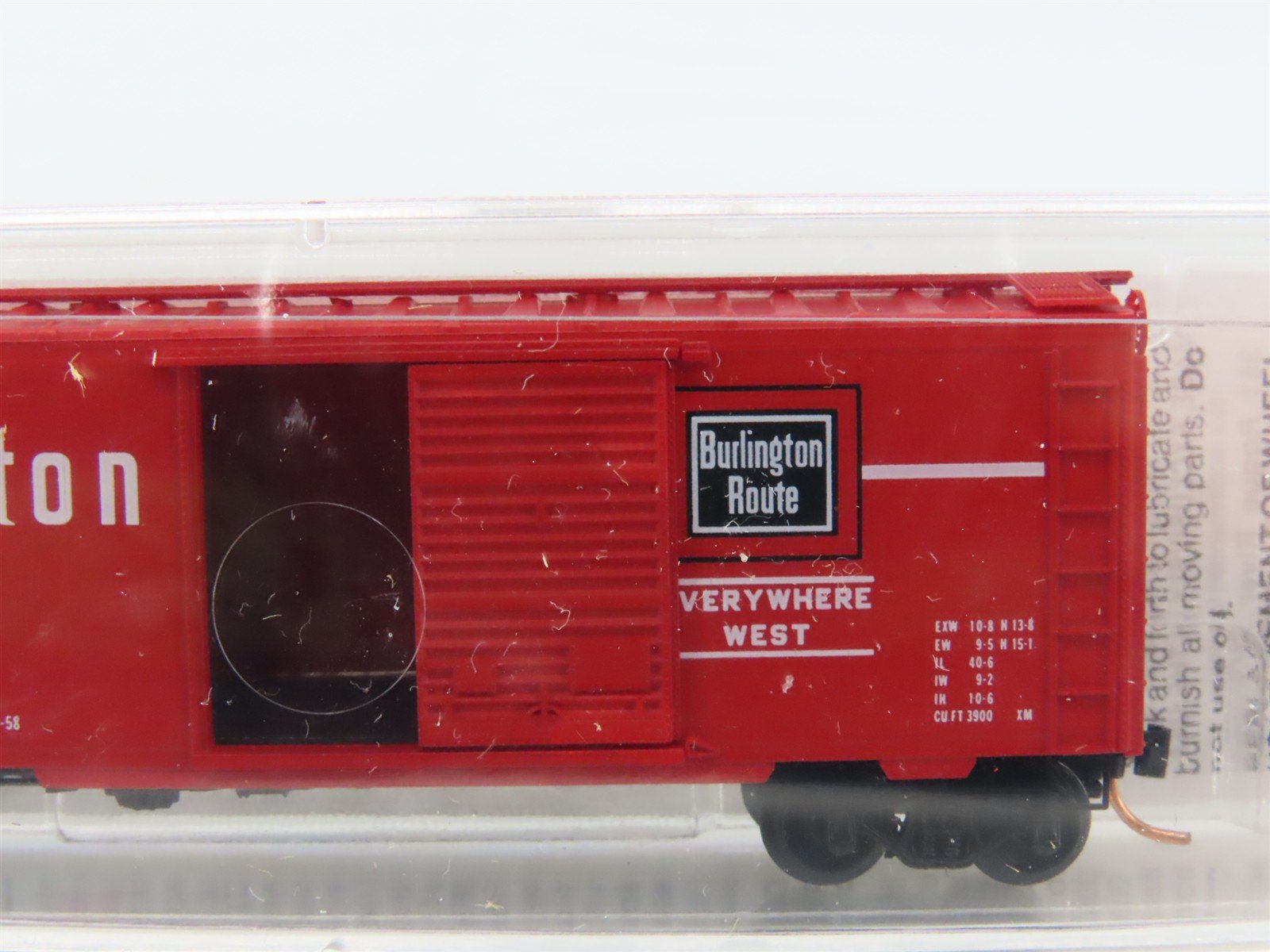 N Scale Micro-Trains MTL 20170 CB&Q Burlington Route 40' Box Car #62944