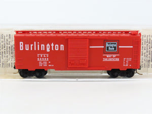 N Scale Micro-Trains MTL 20170 CB&W Burlington Route 40' Box Car #62988