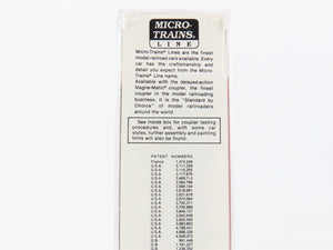 N Scale Micro-Trains MTL 20170 CB&W Burlington Route 40' Box Car #62988