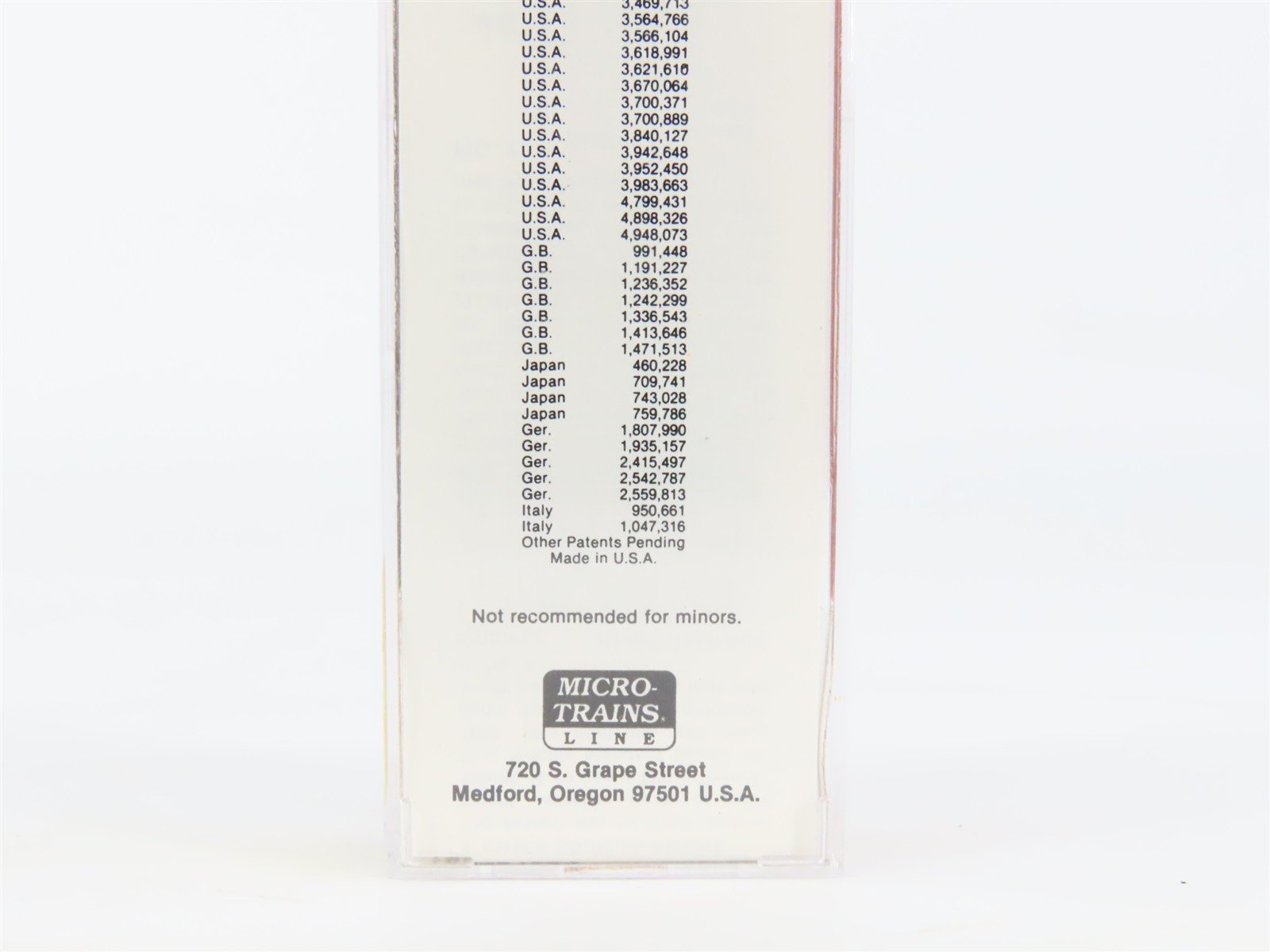 N Scale Micro-Trains MTL 20170 CB&W Burlington Route 40' Box Car #62988