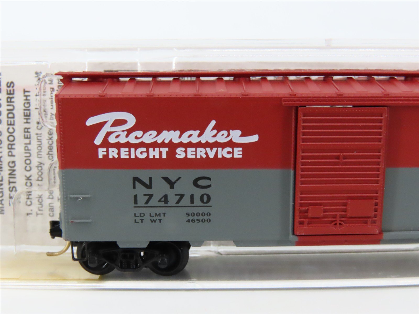 N Scale Micro-Trains MTL 20240 NYC New York Central Pacemaker 40' Boxcar #174710