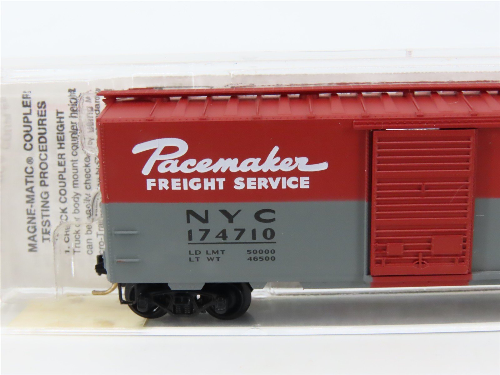 N Scale Micro-Trains MTL 20240 NYC New York Central Pacemaker 40' Boxcar #174710