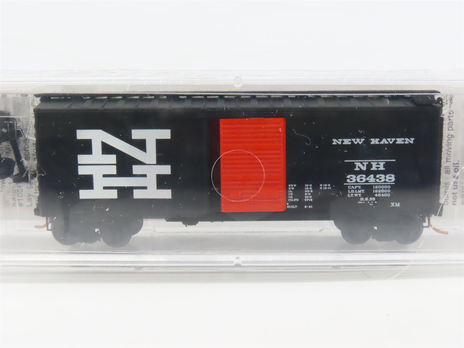 N Scale Micro-Trains MTL 20350 NH New Haven 40' Single Door Box Car #36438