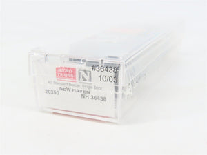N Scale Micro-Trains MTL 20350 NH New Haven 40' Single Door Box Car #36438