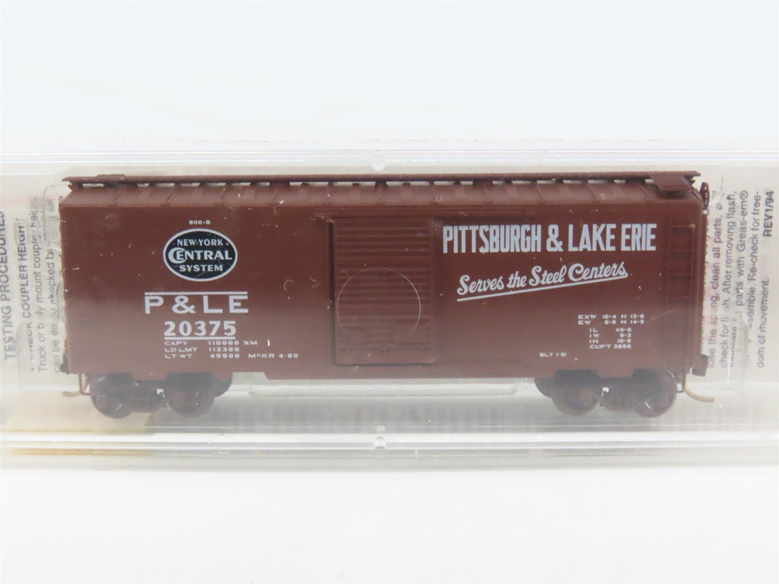 N Micro-Trains MTL 20410 NYC P&LE 