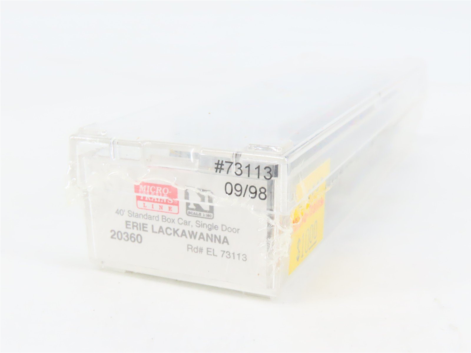 N Scale Micro-Trains MTL 20360 EL Erie Lackawanna 40' Single Door Box Car #73113