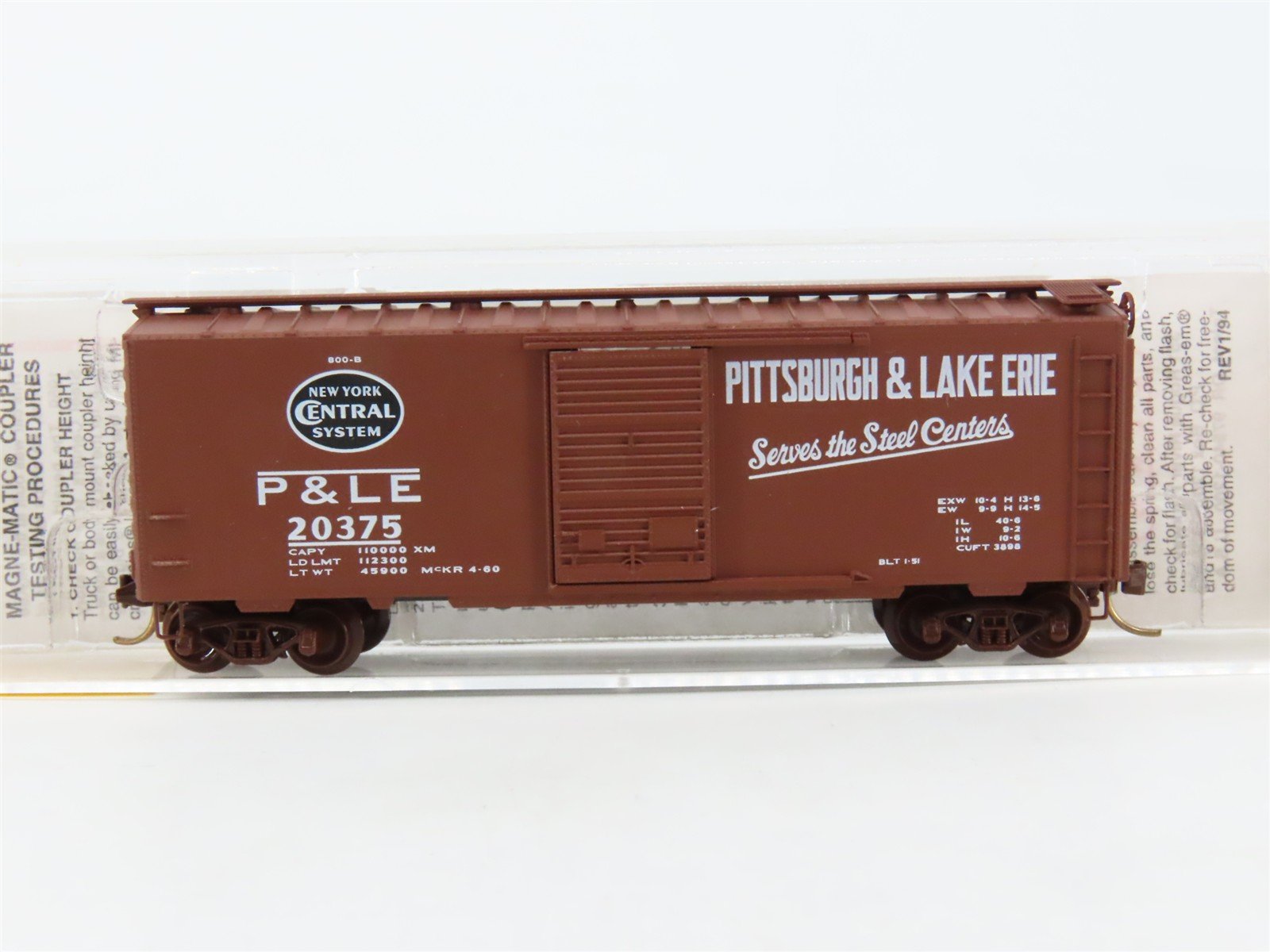 N Micro-Trains MTL 20410 NYC P&LE 