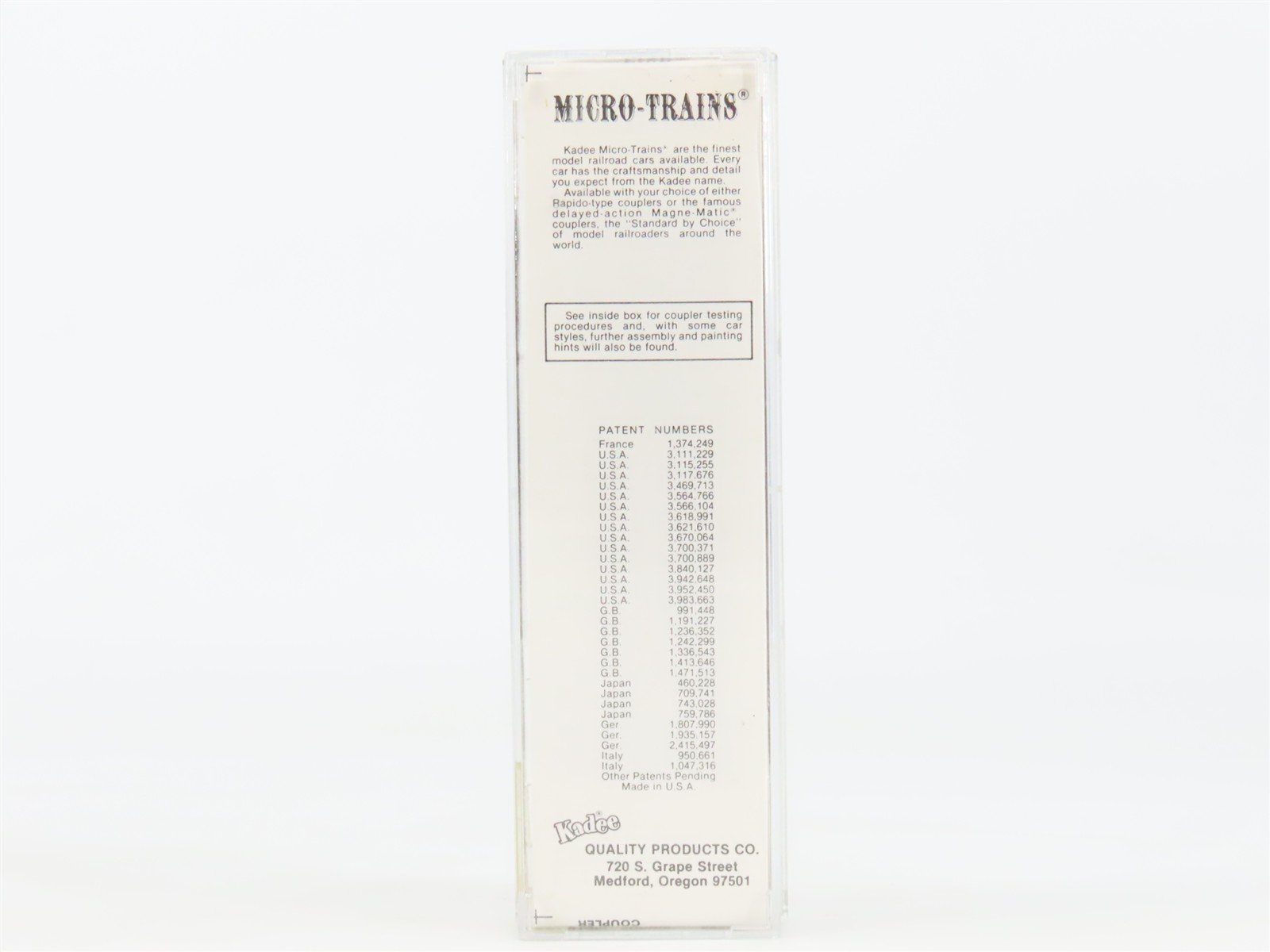 N Scale Kadee Micro-Trains MTL 20520 D&H Delaware & Hudson 40' Box Car #18452