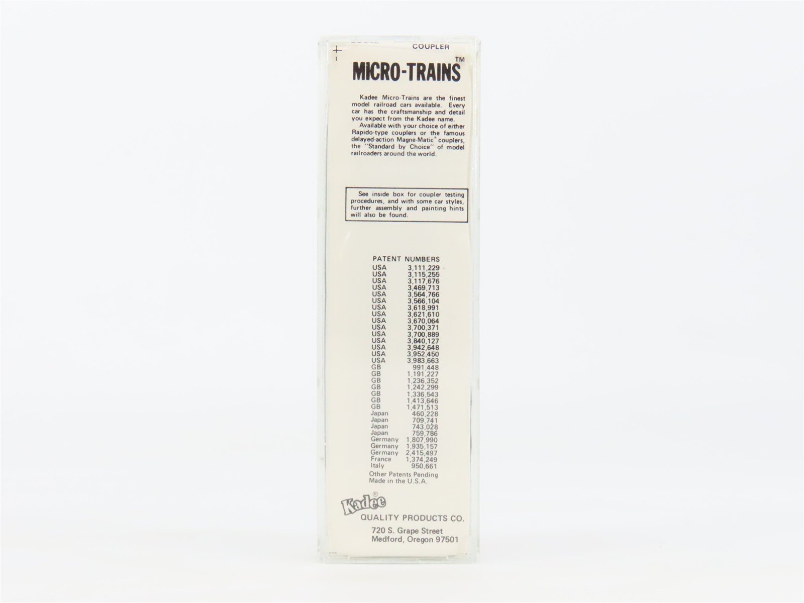 N Scale Kadee Micro-Trains MTL 20340 EJ&E Chicago Outer Belt 40' Box Car #60419
