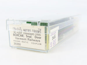 N Scale Kadee Micro-Trains MTL 20200 VTR Vermont Railway 40' Box Car #401