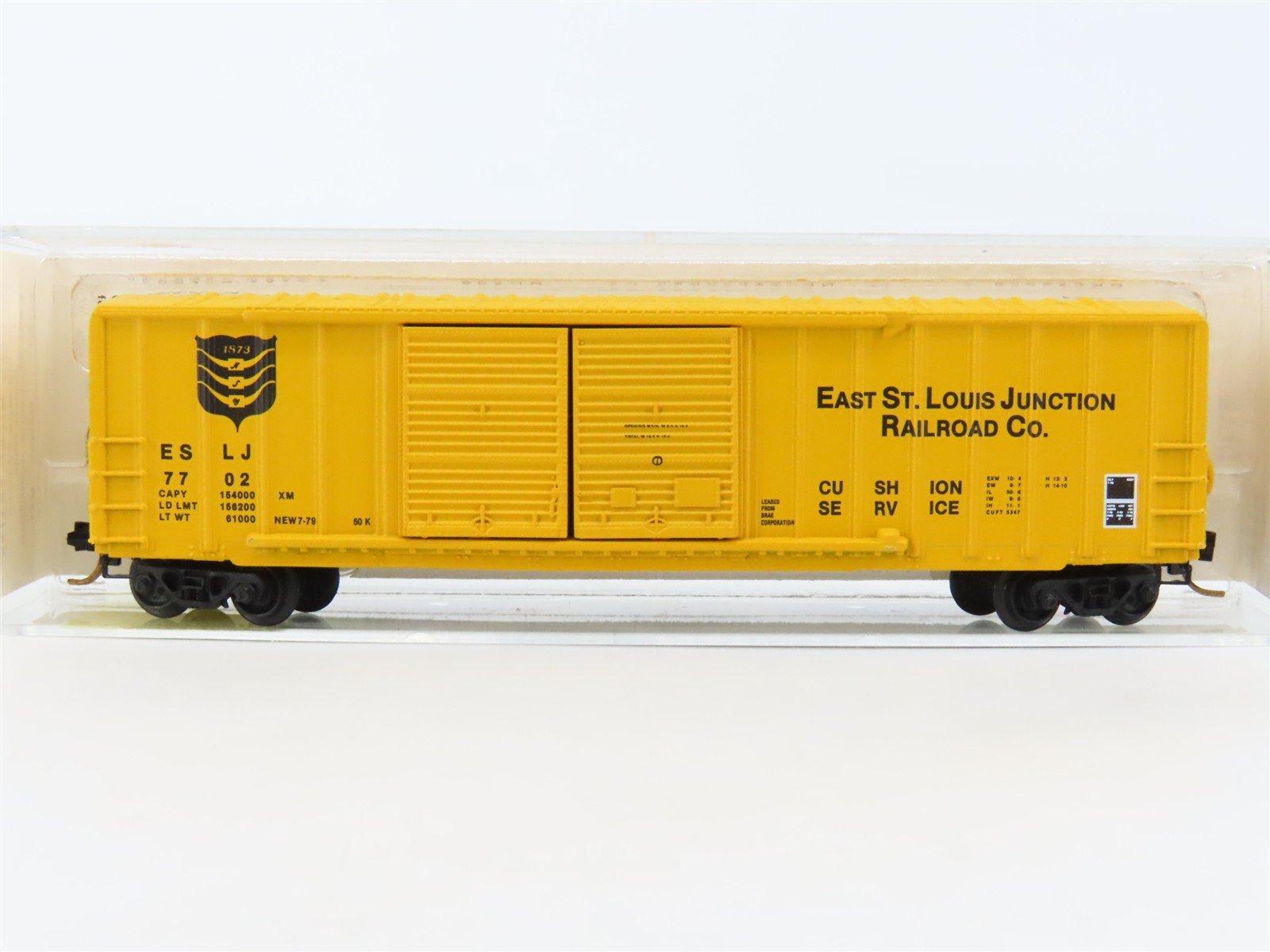 N Kadee Micro-Trains MTL 30130 ESLJ East St. Louis Junction 50' Box Car #7702
