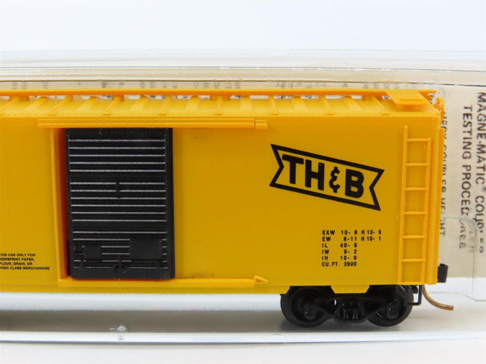 N Kadee Micro-Trains MTL 20320 THB Toronto Hamilton & Buffalo 40' Box Car #3012