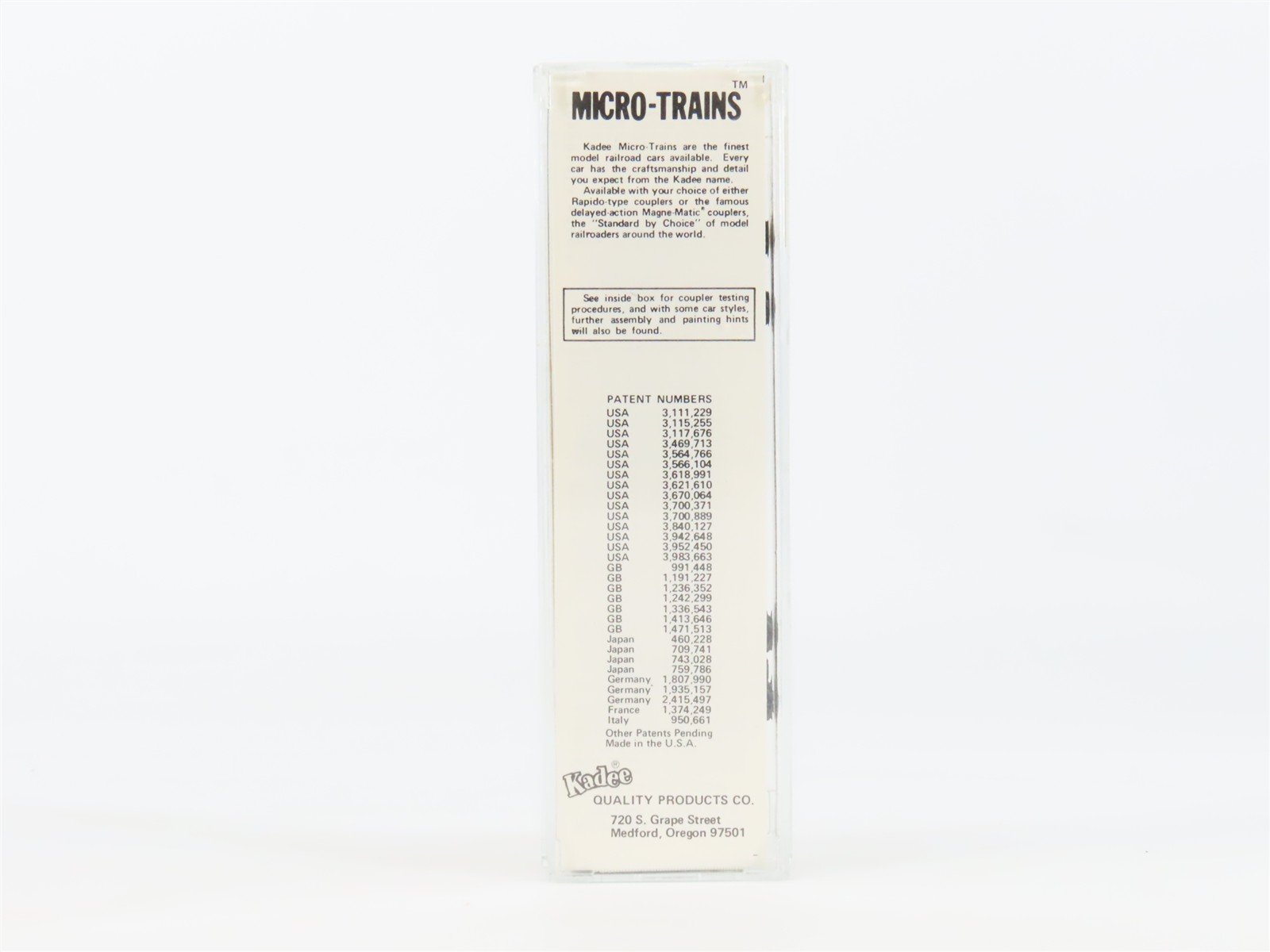 N Kadee Micro-Trains MTL 20320 THB Toronto Hamilton & Buffalo 40' Box Car #3012