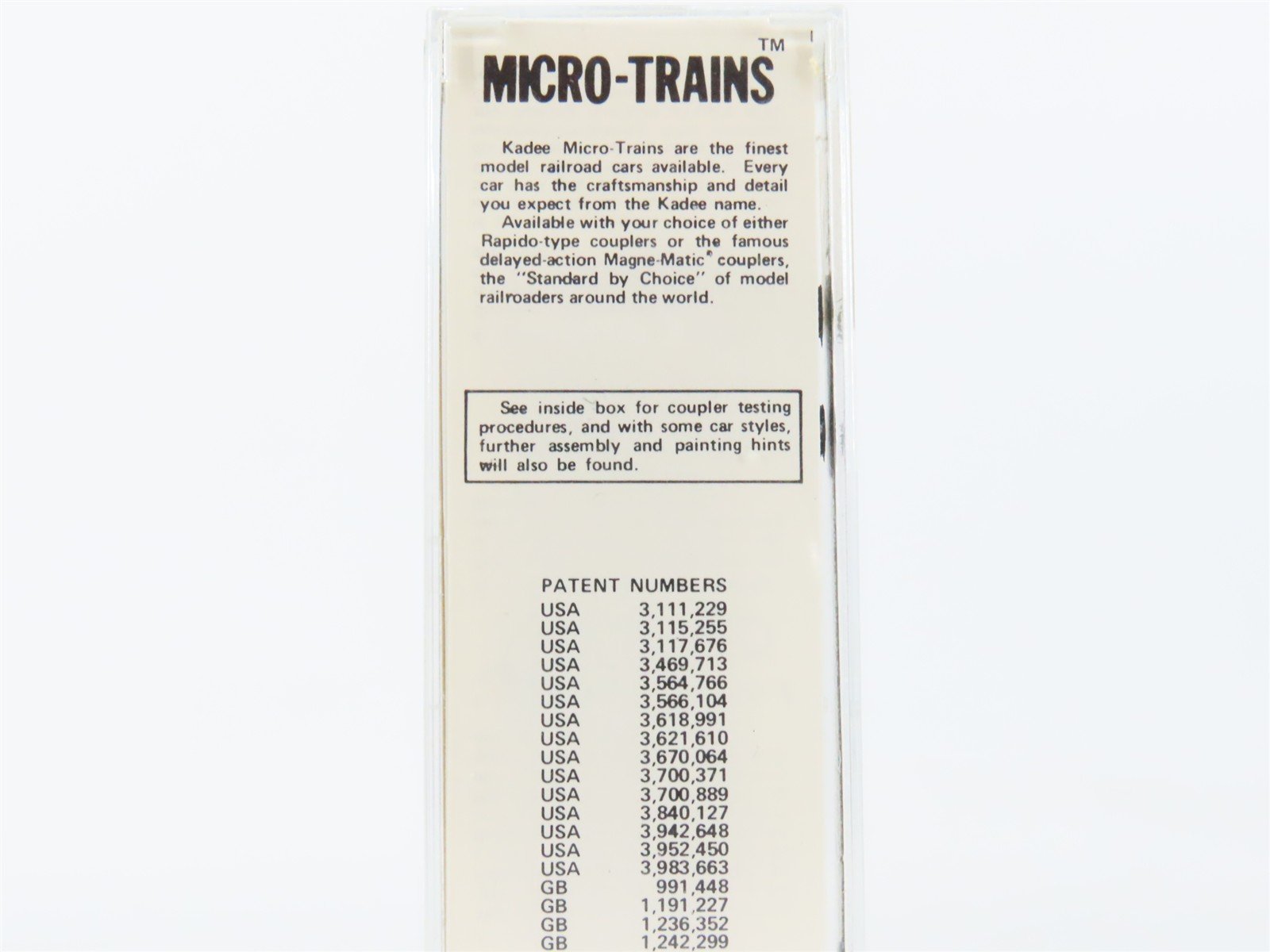 N Kadee Micro-Trains MTL 20320 THB Toronto Hamilton & Buffalo 40' Box Car #3012