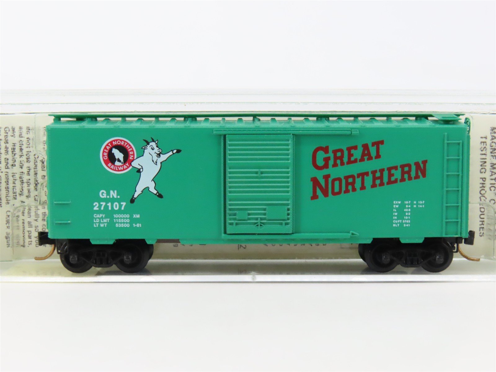 N Scale Kadee Micro-Trains MTL 20420 GN Great Northern 