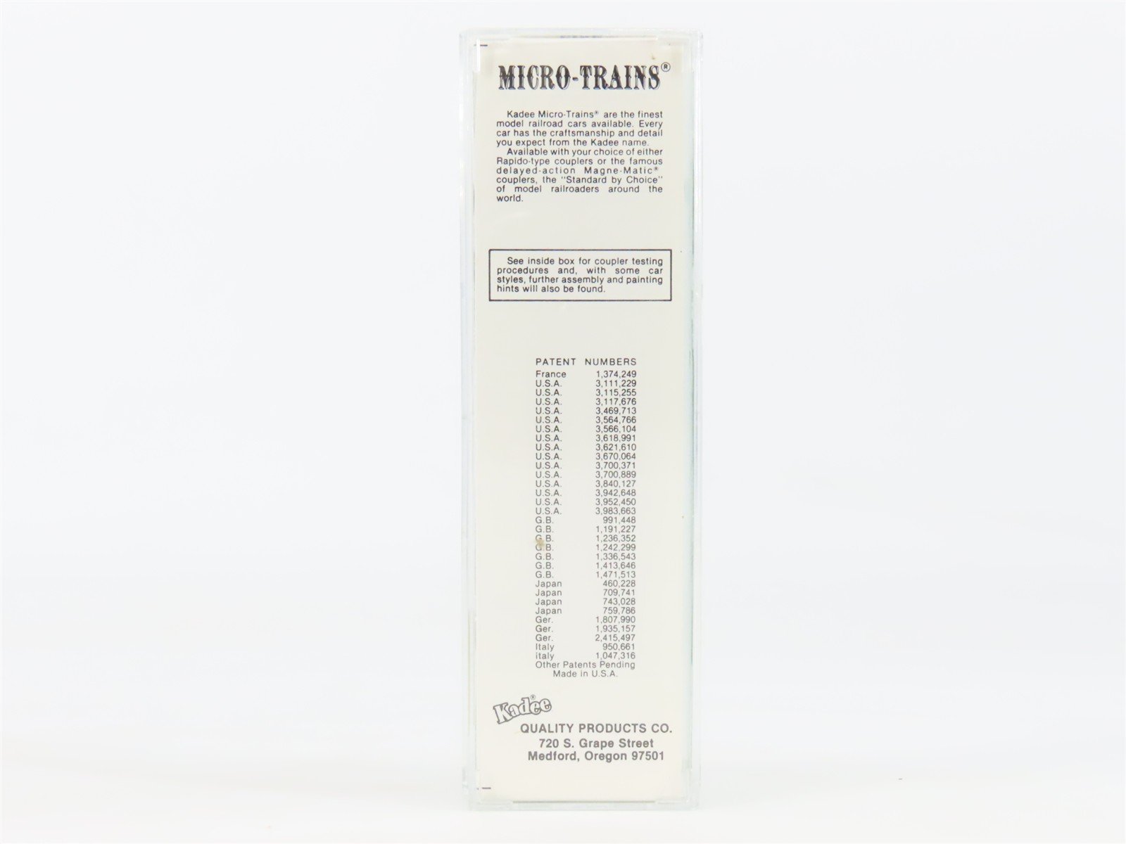 N Scale Kadee Micro-Trains MTL 20420 GN Great Northern 