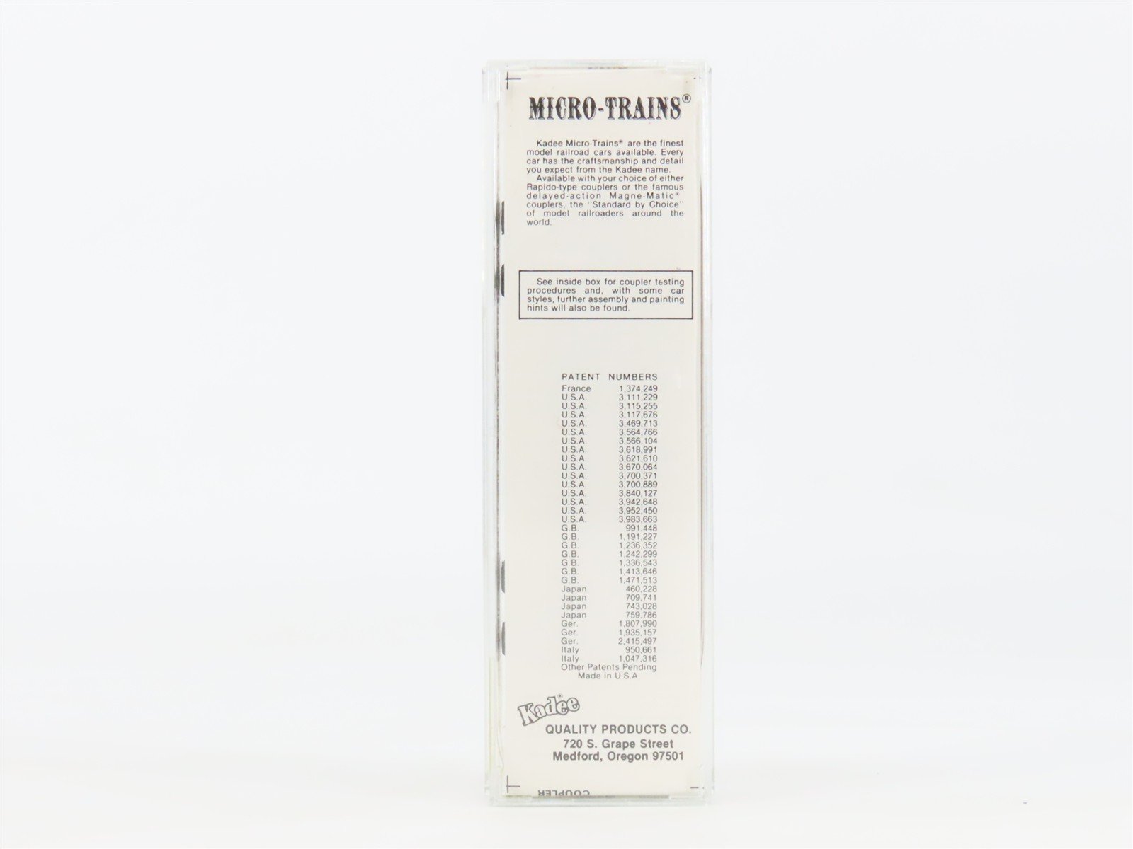 N Scale Kadee Micro-Trains MTL 20530 SR Southern Railway 40' Box Car #10060