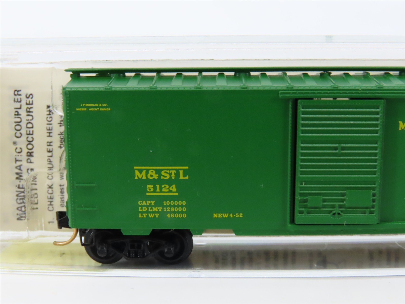 N Scale Kadee Micro-Trains MTL 20330 M&StL The Peoria Gateway 40' Box Car #5124