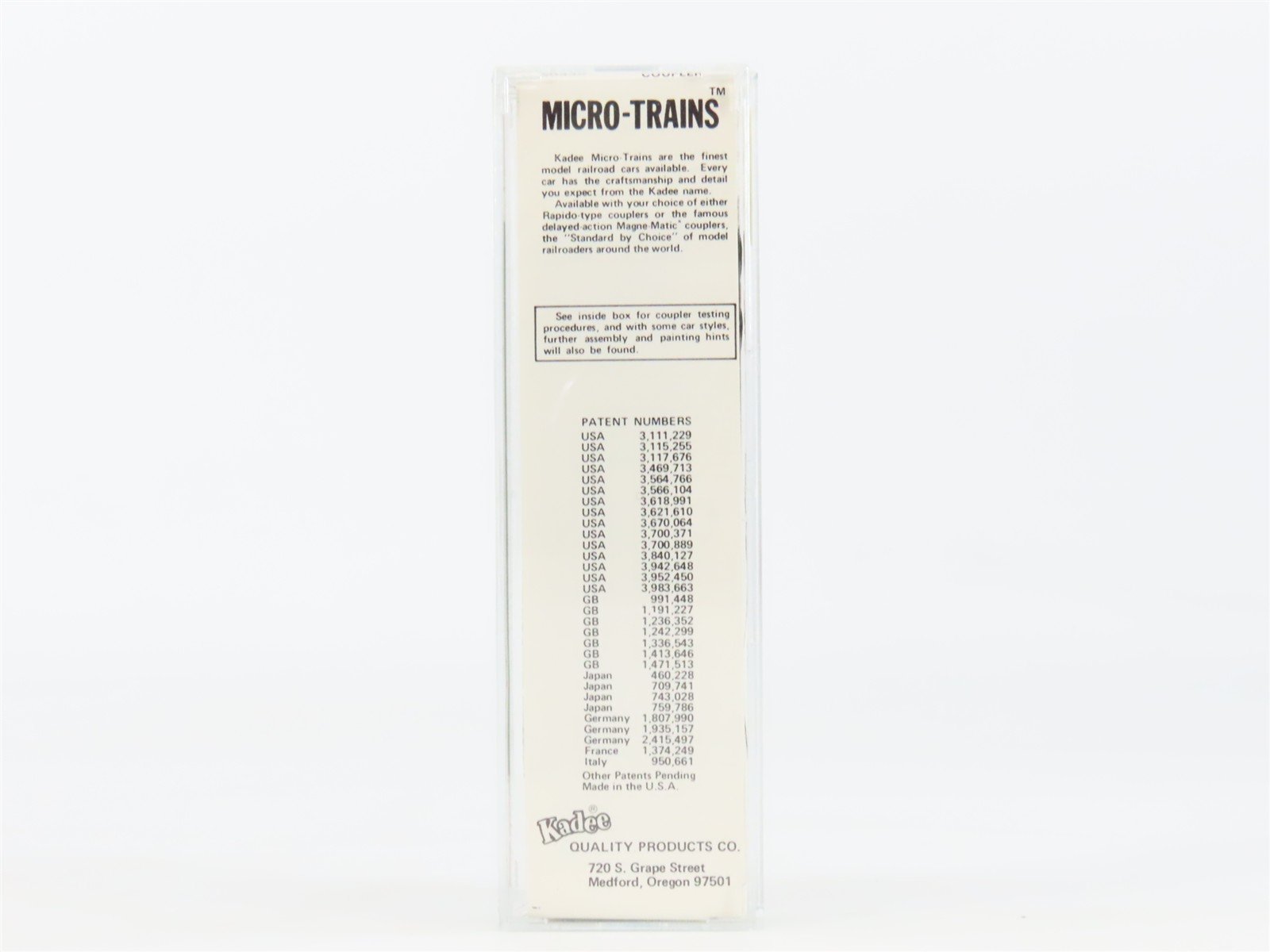 N Scale Kadee Micro-Trains MTL 20330 M&StL The Peoria Gateway 40' Box Car #5124