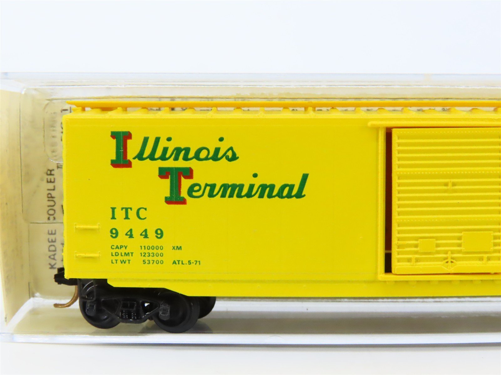 N Scale Kadee Micro-Trains MTL 31010 ITC Illinois Terminal 50' Box Car #9449