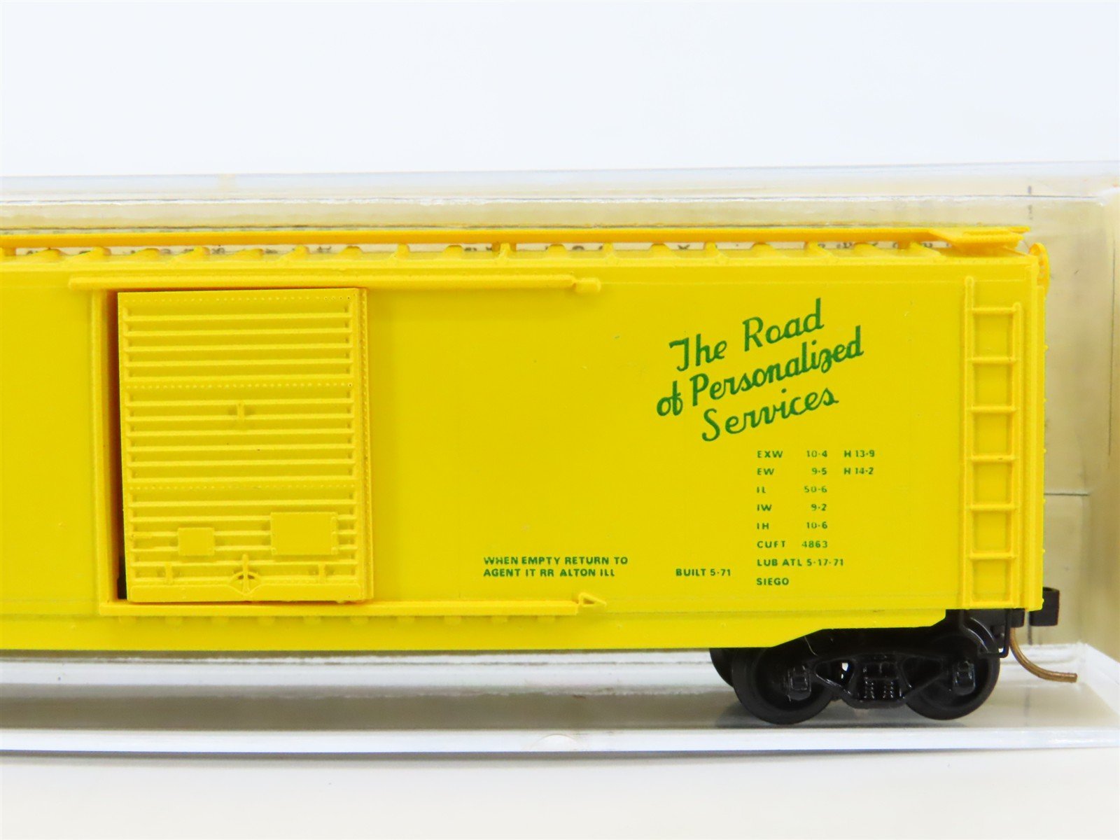 N Scale Kadee Micro-Trains MTL 31010 ITC Illinois Terminal 50' Box Car #9449