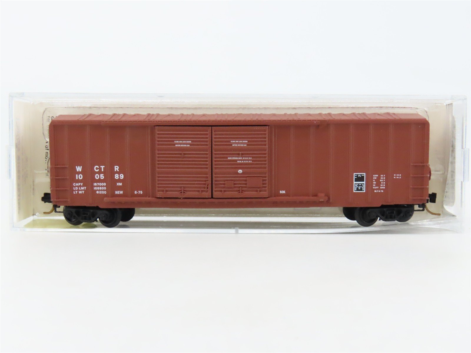 N Scale Kadee Micro-Trains MTL 30120 WCTR White City Terminal 50' Boxcar #100589