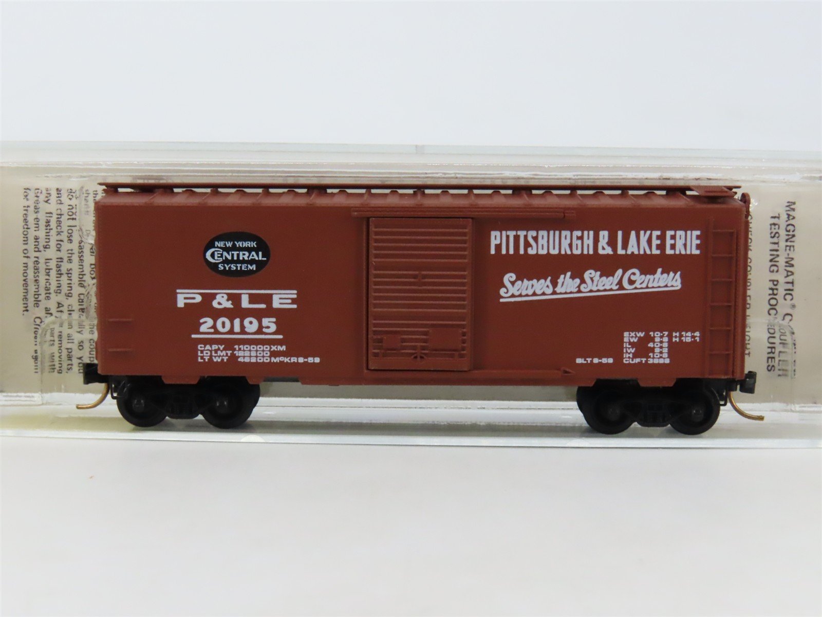 N Scale Kadee Micro-Trains MTL 20410 NYC P&LE 