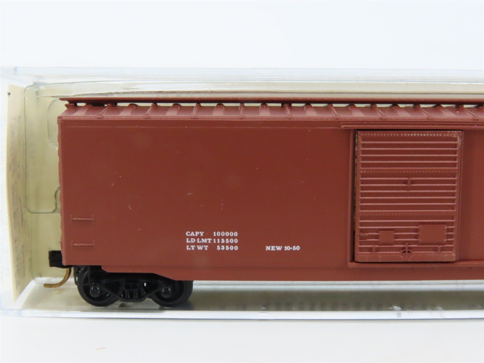 N Scale Kadee Micro-Trains MTL 31000 Dimensional Data 50' Single Door Box Car