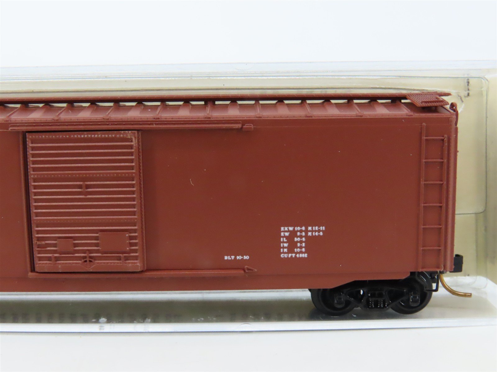 N Scale Kadee Micro-Trains MTL 31000 Dimensional Data 50' Single Door Box Car