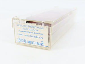 N Scale Kadee Micro-Trains MTL 31000 Dimensional Data 50' Box Car - Blue Label