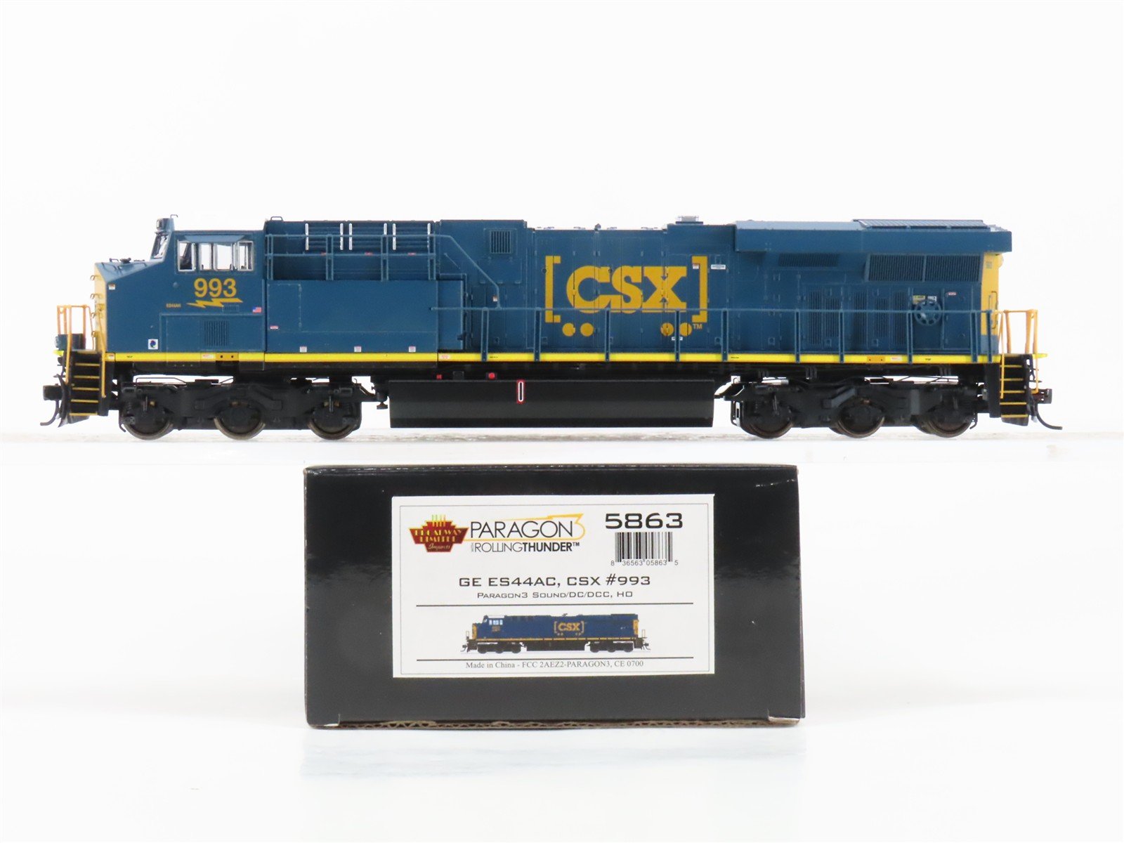 HO Scale Broadway Limited BLI 5863 CSX Yn3b GE ES44AC Diesel #993 - Paragon3