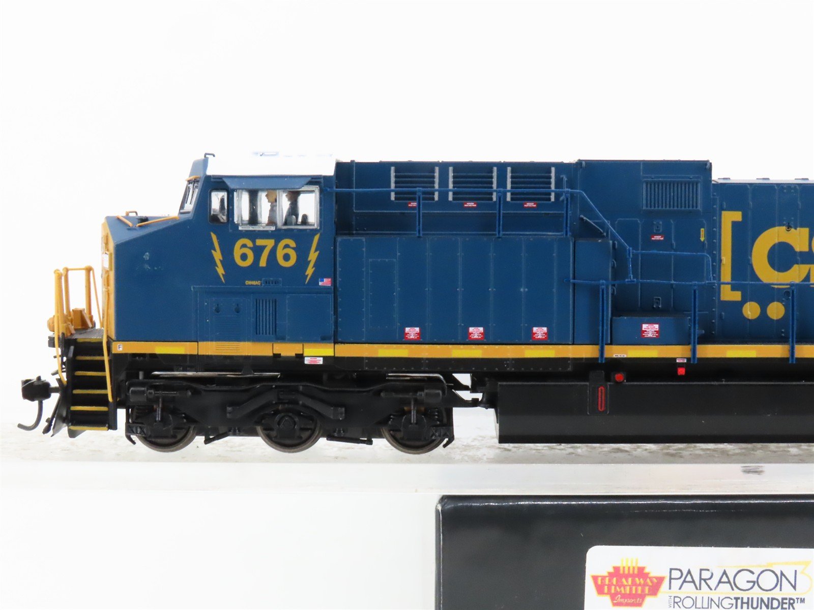 HO Scale Broadway Limited BLI 5685 CSX Yn3b GE AC6000 Diesel #676 - Paragon3