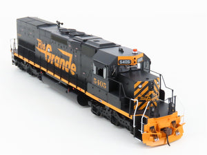 HO Athearn ATH73145 D&RGW Rio Grande EMD SD40T-2 Diesel #5405 w/ DCC & Sound