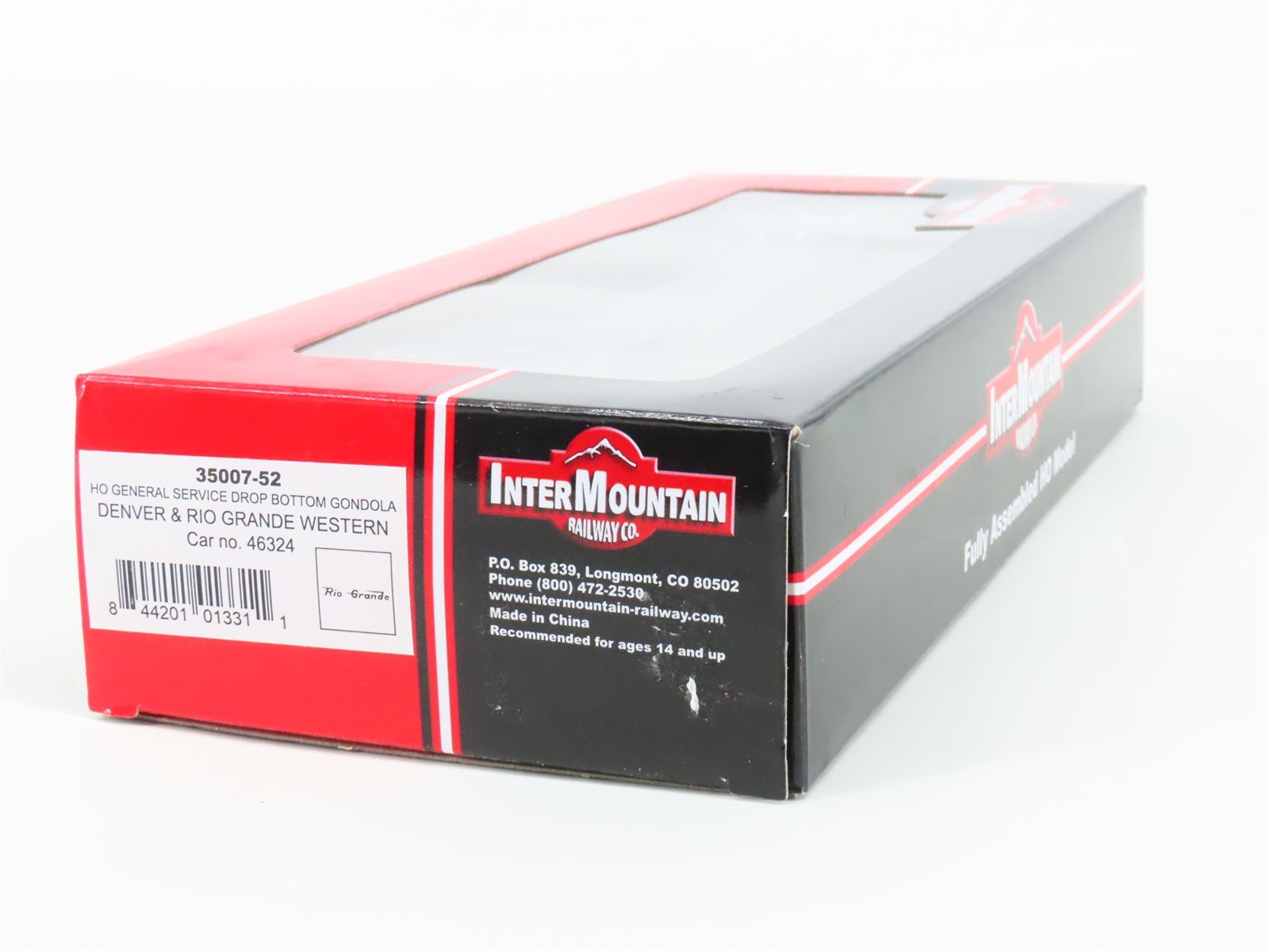 HO Scale InterMountain 35007-52 D&RGW Rio Grande Drop-Bottom Gondola #46324