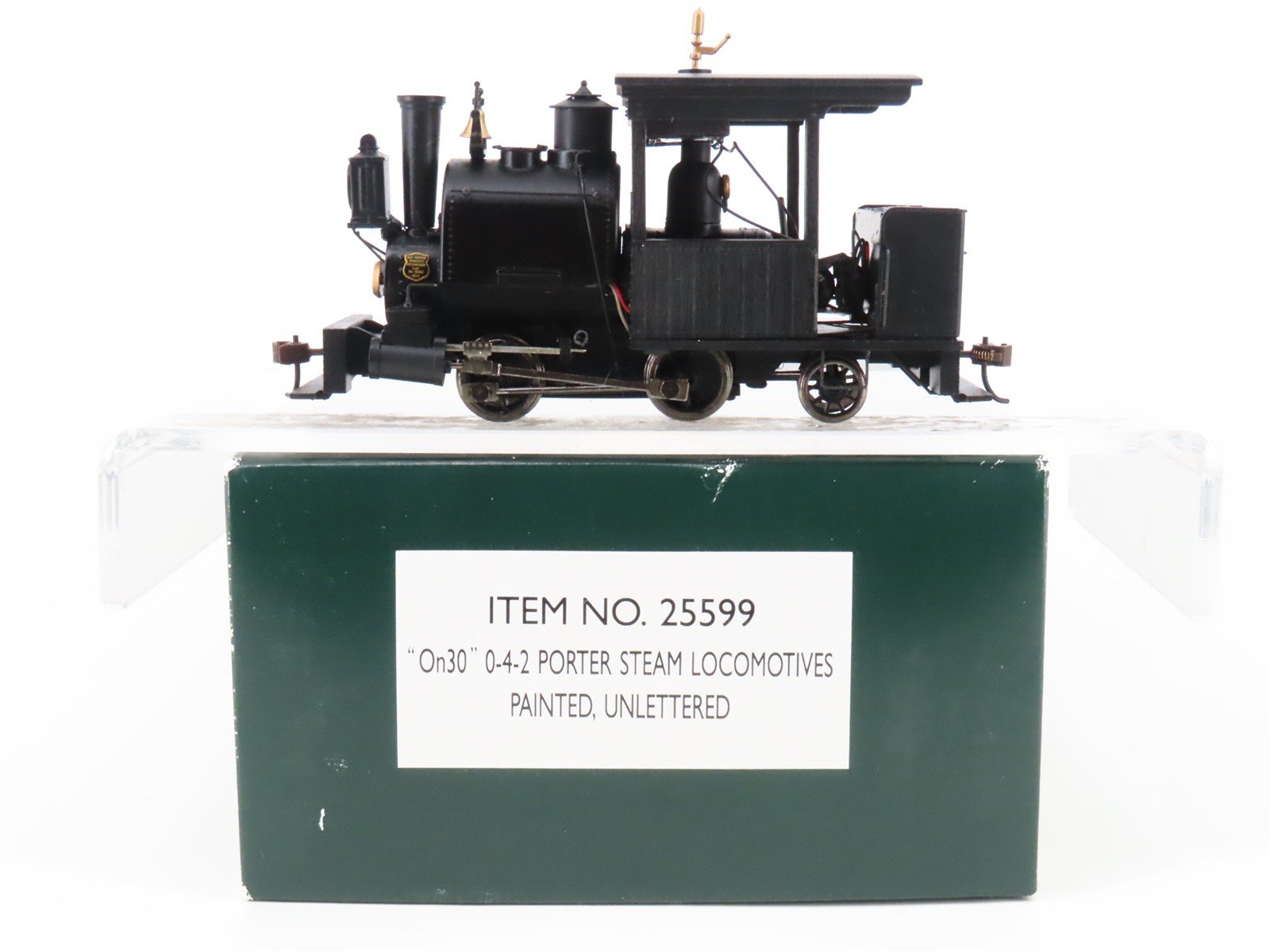 On30 Bachmann Spectrum 25599 Unlettered 0-4-2 Porter Steam w/ Sound - DCC ONLY