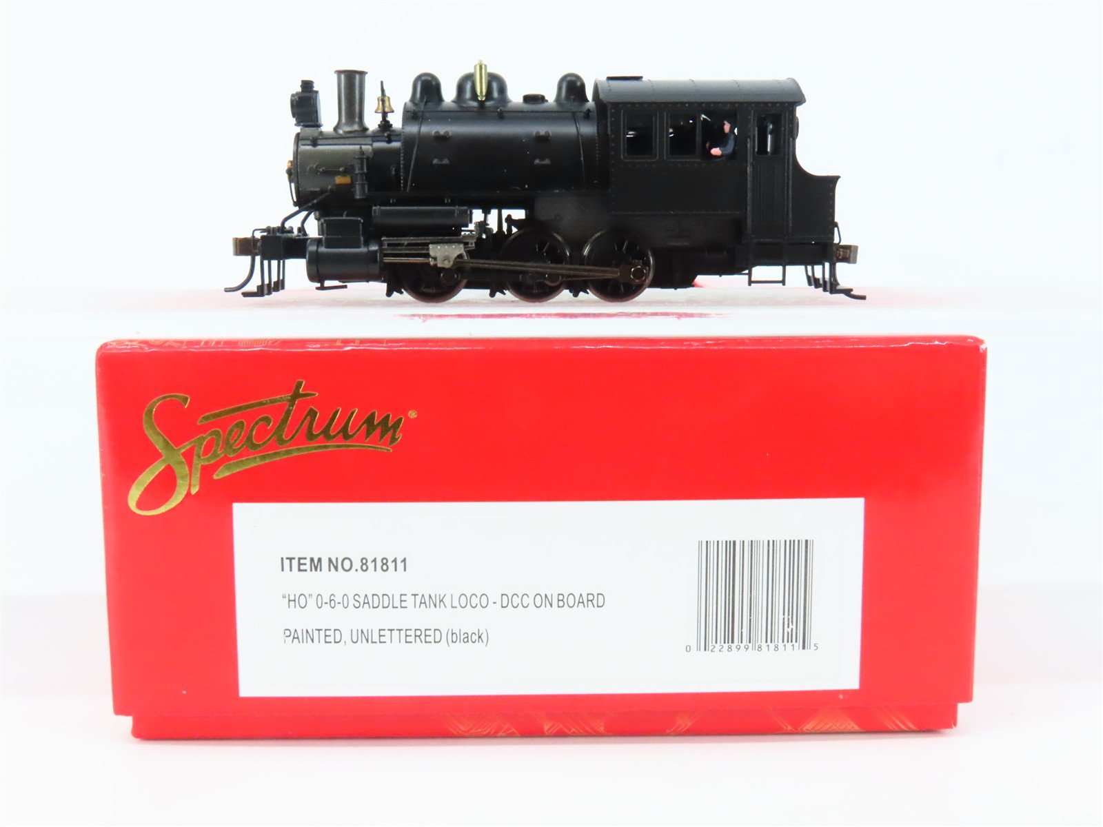 HO Bachmann Spectrum 81811 Unlettered 0-6-0ST Saddle Tank Steam w/ DCC & Sound