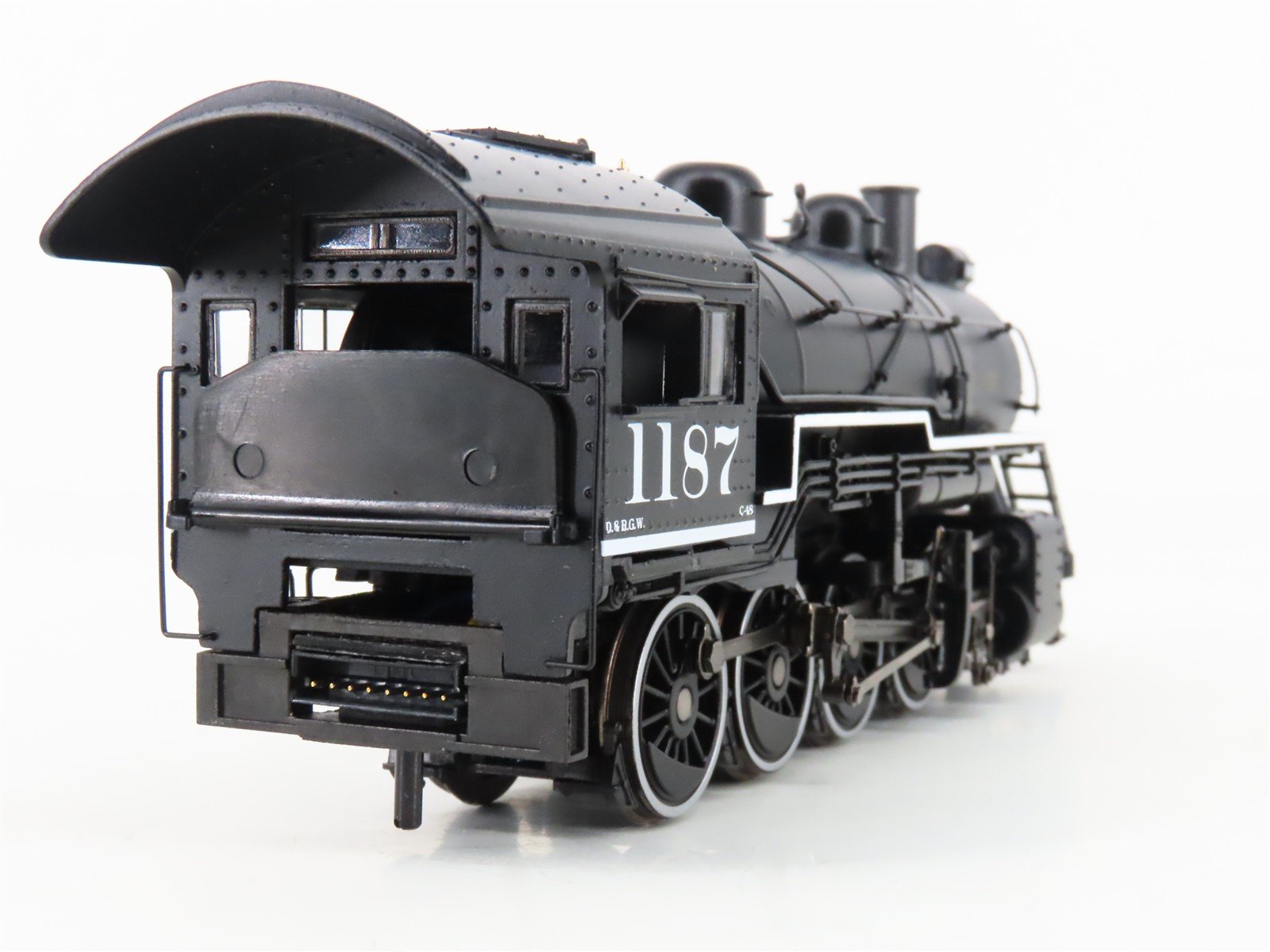 HO Broadway Limited BLI 5509 D&RGW 2-8-0 Consolidation Steam #1187 - Paragon3