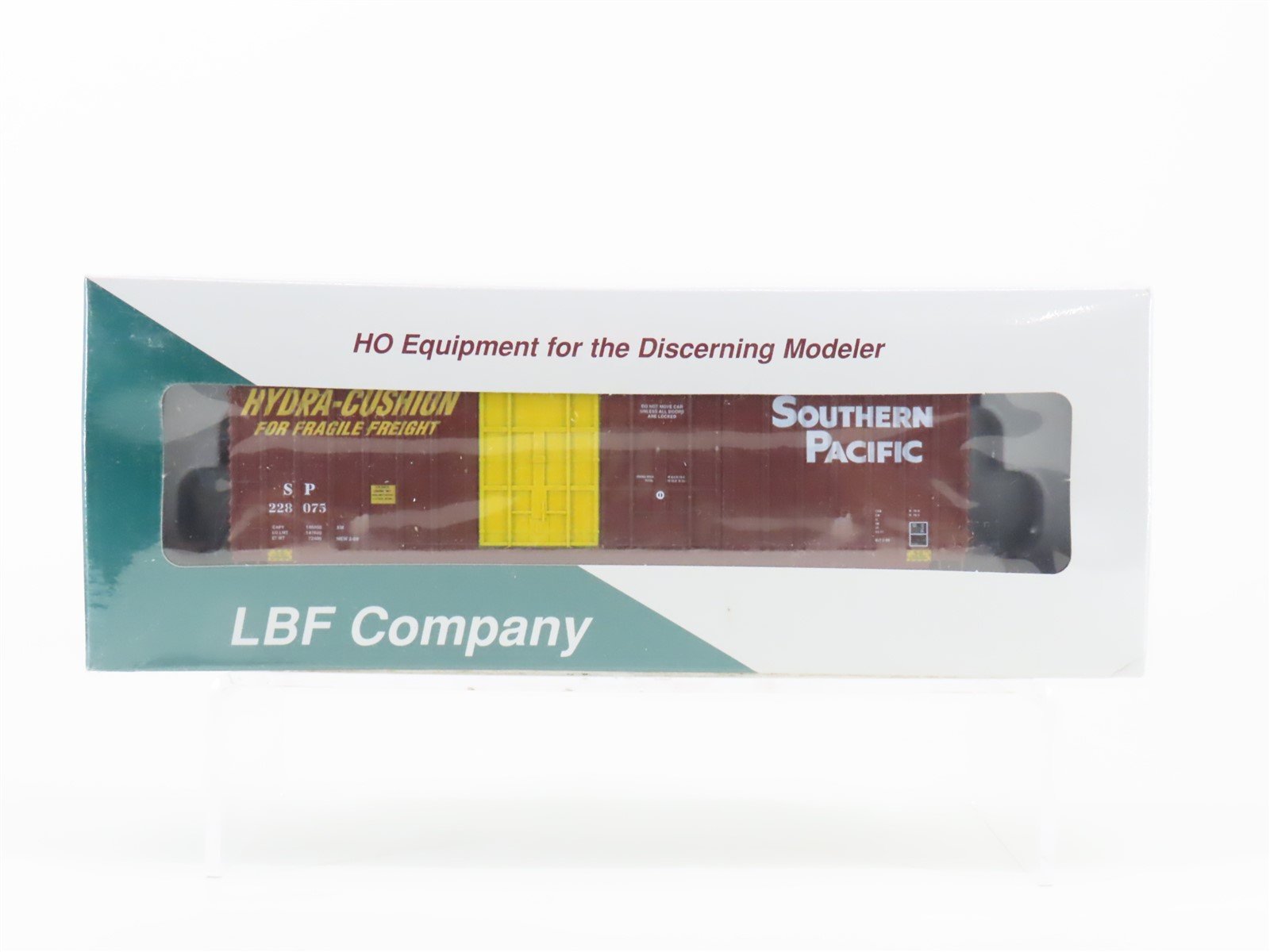 HO Scale LBF Kit 1396 SP Southern Pacific 50' Hi Cube Box Car #228075 - Sealed