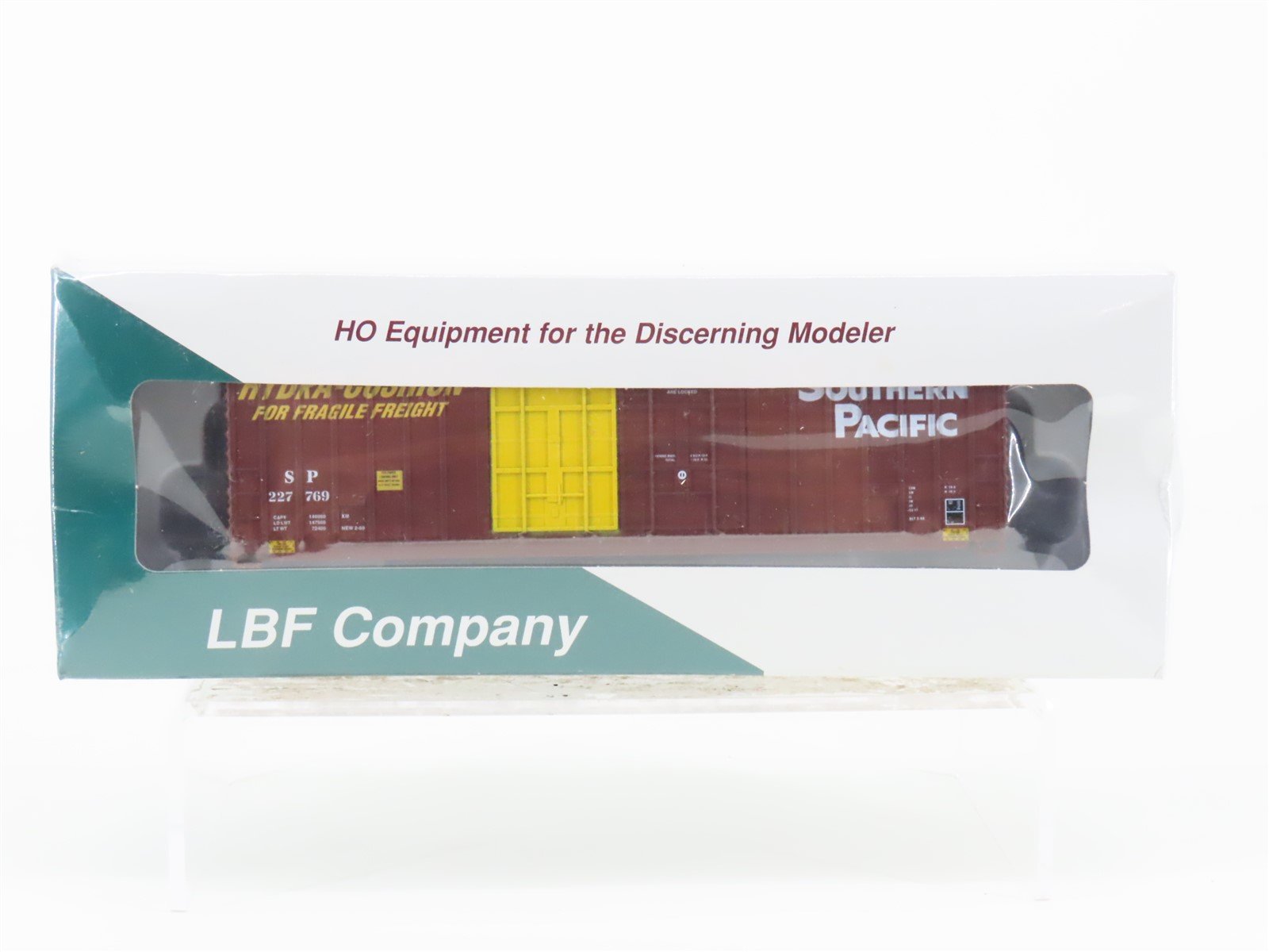 HO Scale LBF Kit 1396 SP Southern Pacific 50' Hi Cube Box Car #227769 - Sealed