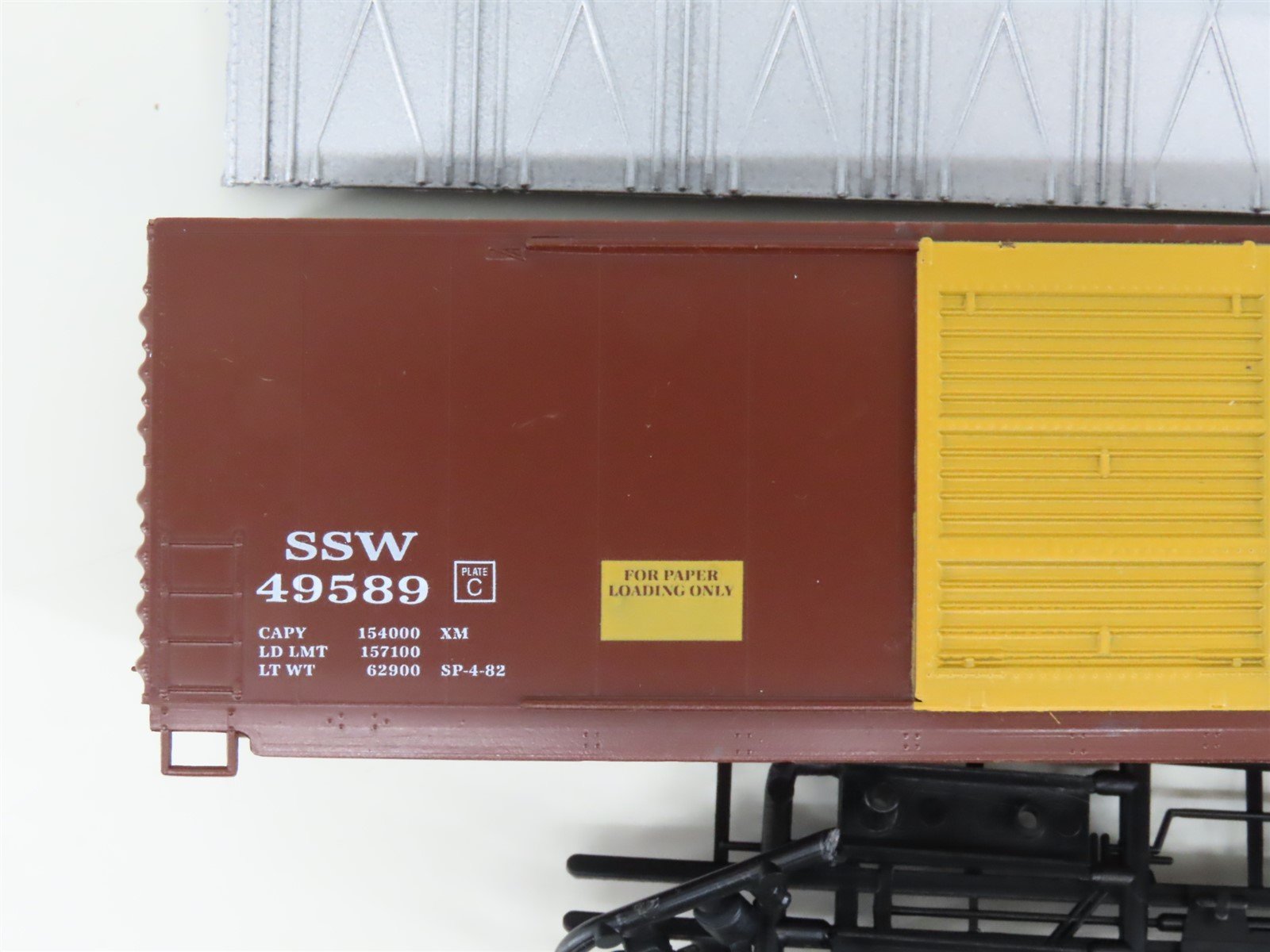HO Scale LBF Kit 2203 SSW Cotton Belt Route 50' Double Door Box Car #49589