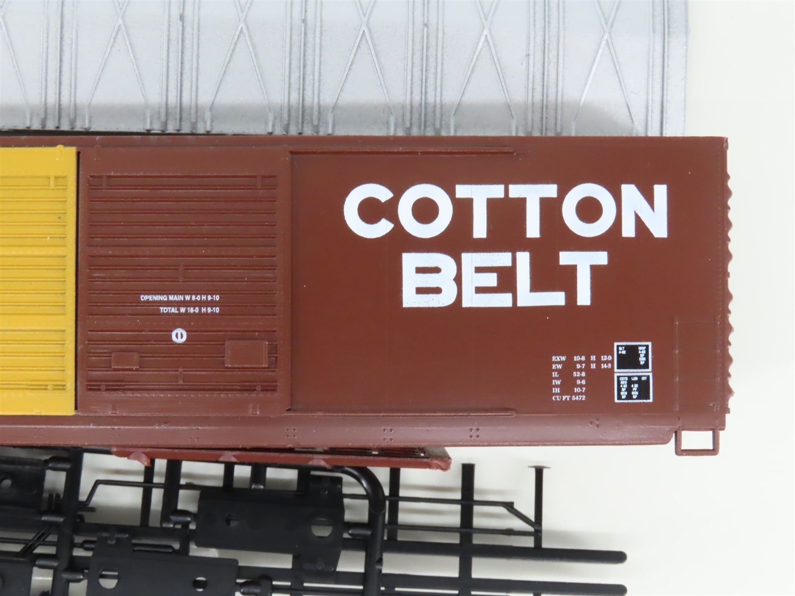 HO Scale LBF Kit 2203 SSW Cotton Belt Route 50' Double Door Box Car #49589