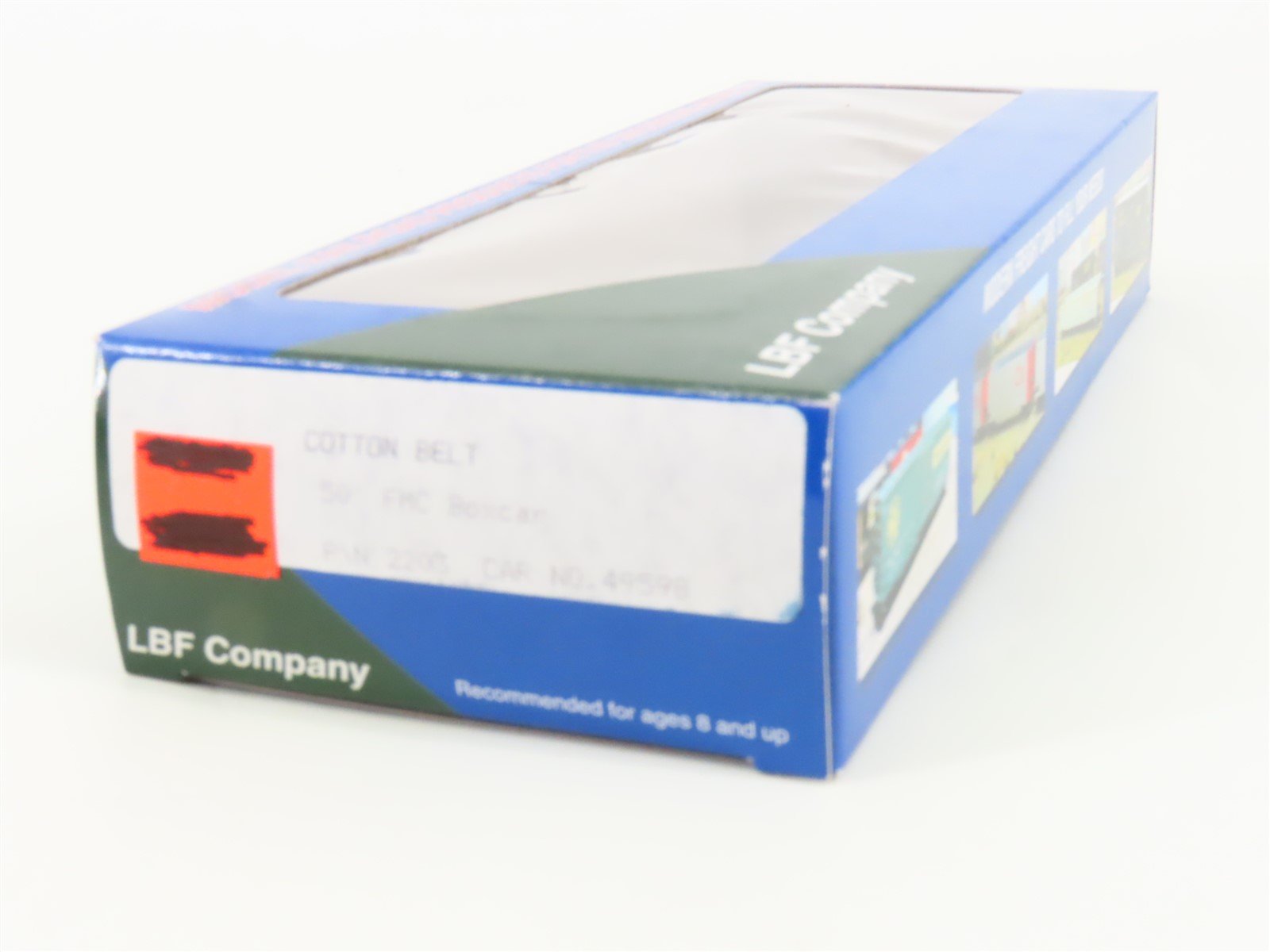 HO Scale LBF Kit 2203 SSW Cotton Belt Route 50' Double Door Box Car #49598