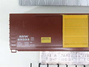 HO Scale LBF Kit 2203 SSW Cotton Belt Route 50' Double Door Box Car #49593