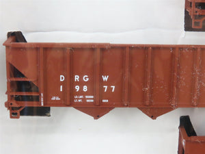 HO Walthers Kit 932-49451 D&RGW / UP Rio Grande 4-Bay 100-Ton Hoppers 6-Pack