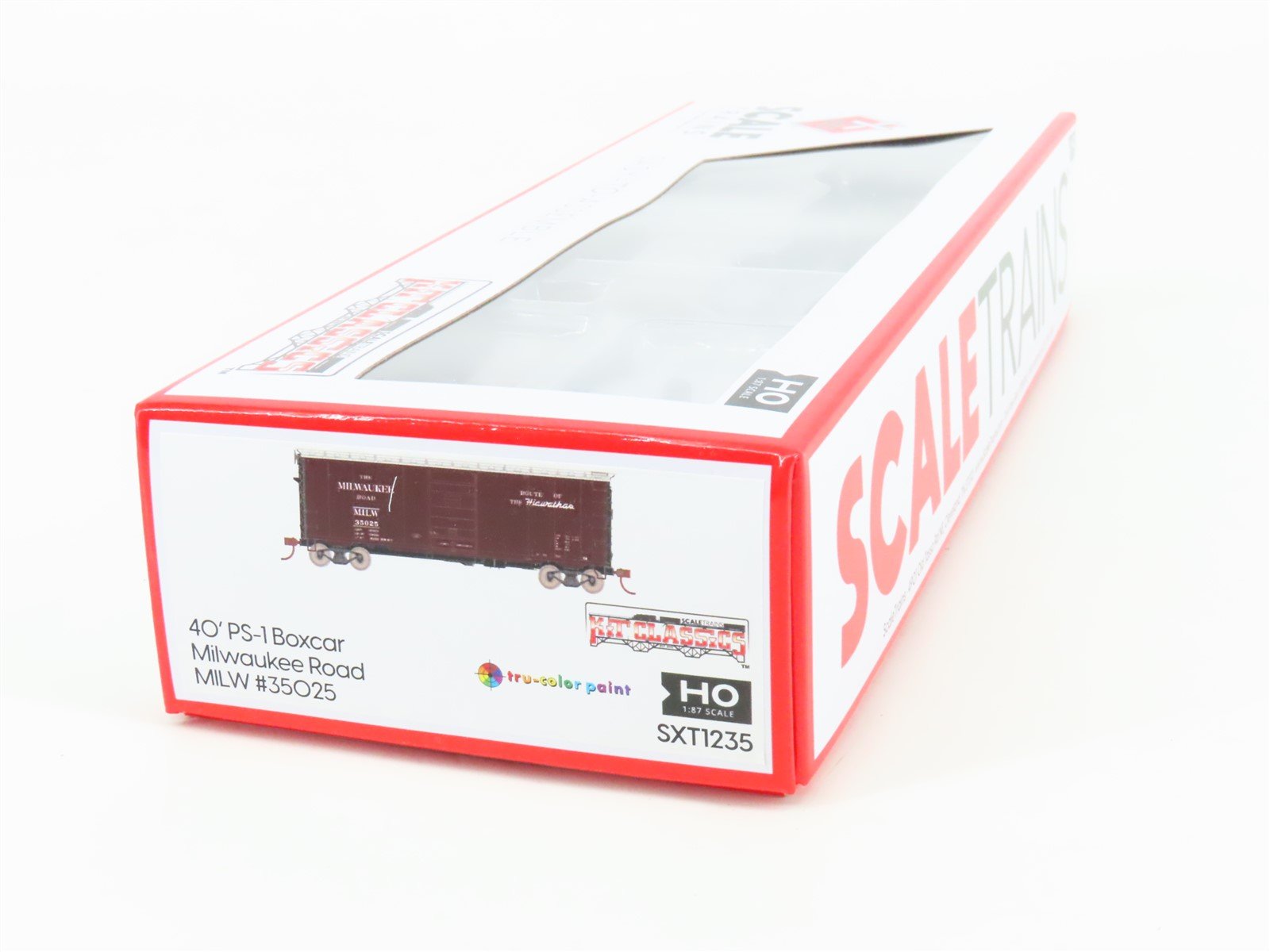 HO Scaletrains Kit Classics SXT1235 MILW Hiawatha Route 40' PS-1 Box Car #35025
