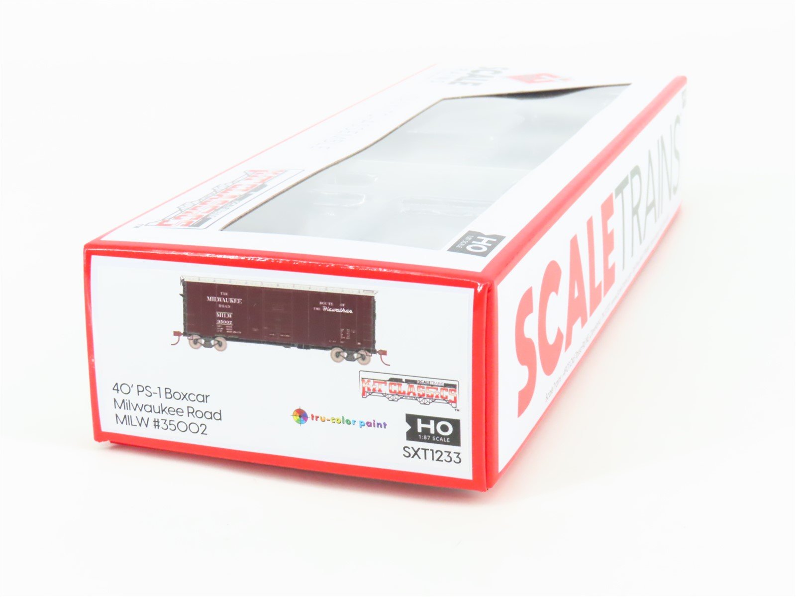 HO Scaletrains Kit Classics SXT1233 MILW Hiawatha Route 40' PS-1 Box Car #35002